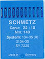  Schmetz 134-35(R) 2134-35 SY7225 140